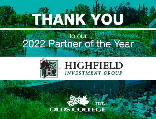 Highfield investment group named Olds College 2022 Partner of the Year