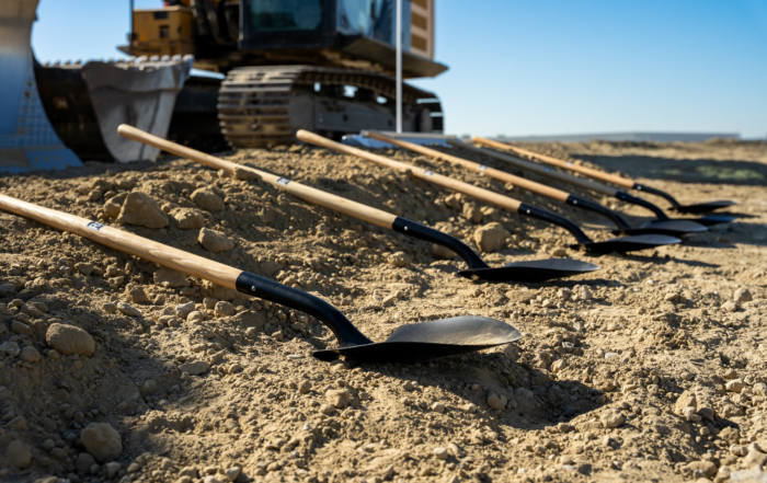 RCG Shovels in dirt